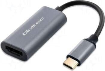 QOLTEC Adapter | HDMI socket,USB