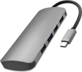Qoltec Hub Adapter USB-C 3.1