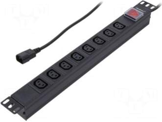 QOLTEC Plug socket strip: protective |