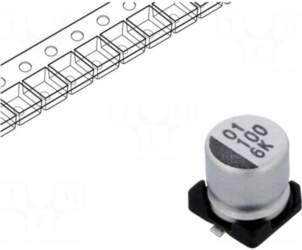 SAMWHA Capacitor: electrolytic | SMD |