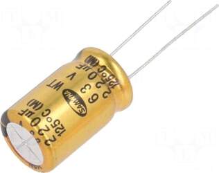 SAMWHA Capacitor: electrolytic | THT |