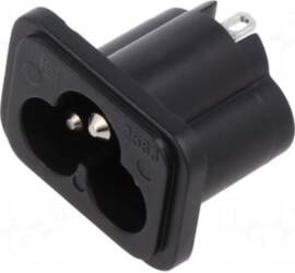 SCHURTER Connector: AC supply | plug