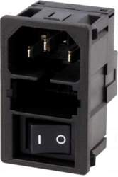 SCHURTER Connector: AC supply | socket
