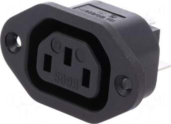 SCHURTER Connector: AC supply | socket