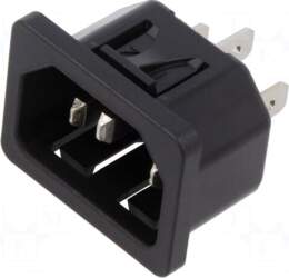 SCHURTER Connector: AC supply | socket