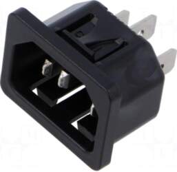 SCHURTER Connector: AC supply | socket