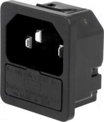 SCHURTER Connector: AC supply | socket