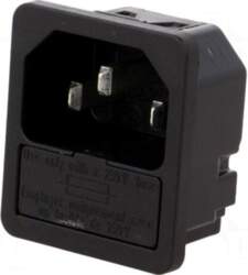 SCHURTER Connector: AC supply | socket