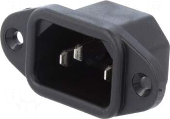 SCHURTER Connector: AC supply | socket