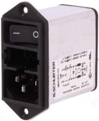 SCHURTER Connector: AC supply | socket