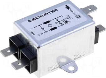 SCHURTER Filter: anti-interference | 250VAC |