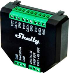 Shelly Plus Add-on, interface extension (black)