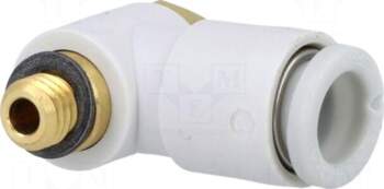 SMC Push-in fitting | threaded,angled