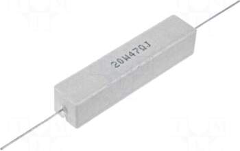 SR PASSIVES Resistor: wire-wound | cement
