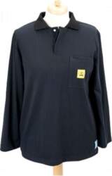 STATICTEC Polo shirt with long sleeves