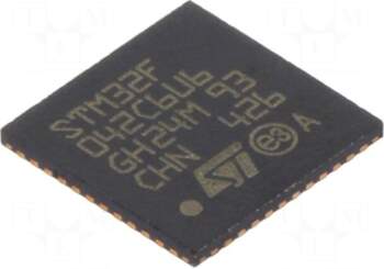 STMicroelectronics IC: STM32 ARM microcontroller |