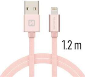 Swissten Textile Fast Charge 3A Lightning
