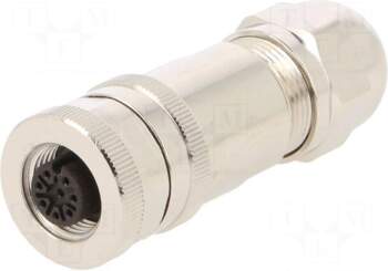 TE Connectivity Connector: M12 | plug