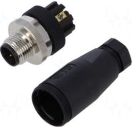 TE Connectivity Connector: M12 | plug