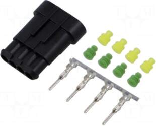 TE Connectivity Connector: wire-wire | plug
