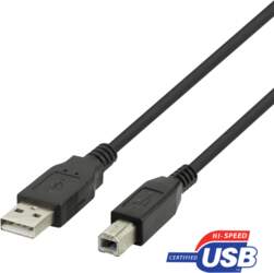 USB-B 2.0 cable DELTACO suitable