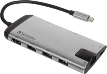 Verbatim USB-C Multiport hub HDMI LAN