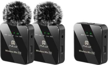 Wireless Lavalier Microphone PULUZ 2 TX