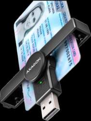 Axagon Foldable pocket USB-A contact Smart