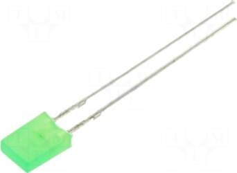 BIVAR LED | green | 2x5mm