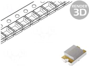 BIVAR LED | red | SMD