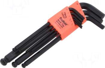 BONDHUS Wrench: hex key-set | spherical