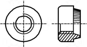 BOSSARD Insert nut | round |