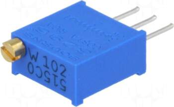 BOURNS Potentiometer: mounting | multiturn |