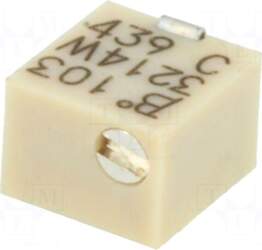 BOURNS Potentiometer: mounting | vertical,multiturn