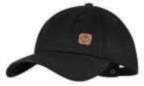 Buff Solid Black Head cap Cotton