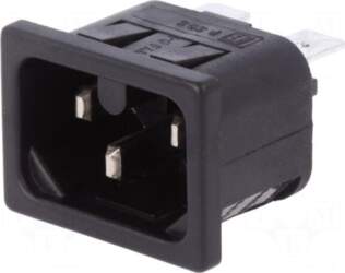 BULGIN Connector: AC supply | socket