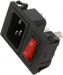 BULGIN Connector: AC supply | socket
