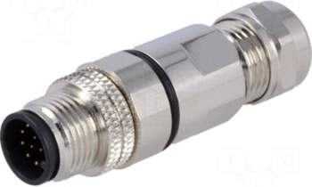 BULGIN Plug | M12 | PIN: