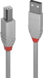 CABLE USB2 A-B 2M/ANTHRA GREY36683 LINDY
