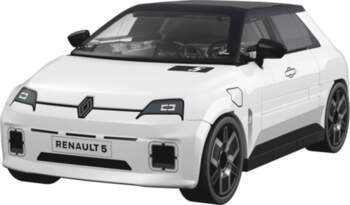 COBI Renault 5 E-Tech (white, scale