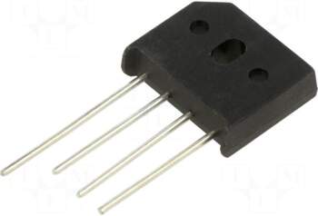 DC COMPONENTS Bridge rectifier: single-phase |