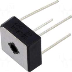 DC COMPONENTS Bridge rectifier: single-phase |