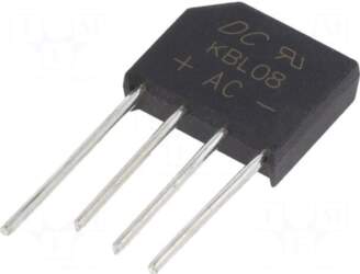 DC COMPONENTS Bridge rectifier: single-phase |