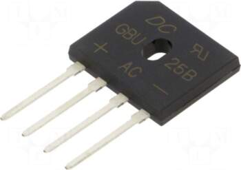 DC COMPONENTS Bridge rectifier: single-phase |