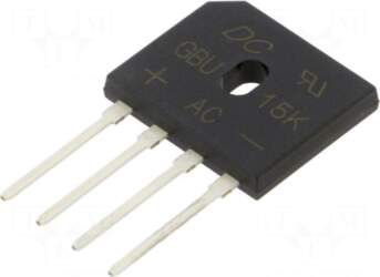DC COMPONENTS Bridge rectifier: single-phase |