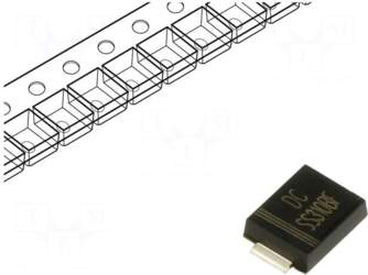 DC COMPONENTS Diode: Schottky rectifying |