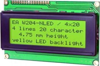 DISPLAY VISIONS Display: LCD | alphanumeric