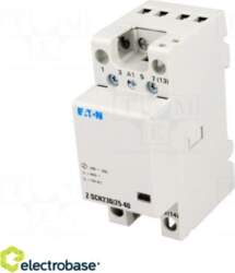 Electro Base Contactor: 4-pole installation; 25A