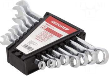 GEDORE Wrench: combination spanner-set | double-sided