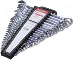 GEDORE Wrench: combination spanner-set | double-sided